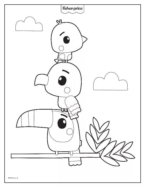 Fisher Price Colouring Sheet 5